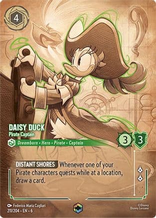 Daisy Duck - Pirate Captain (Enchanted) — Azurite Sea