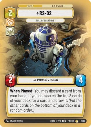 R2-D2 - Full of Solutions — Twilight of the Republic: Weekly Play Promos