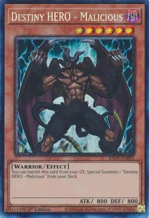 Destiny HERO - Malicious (PCR) — Quarter Century Bonanza