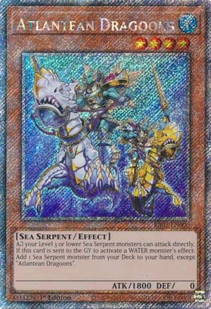 Atlantean Dragoons (Platinum Secret Rare) — Quarter Century Bonanza