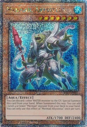 Mermail Abyssteus (Quarter Century Secret Rare) — Quarter Century Bonanza