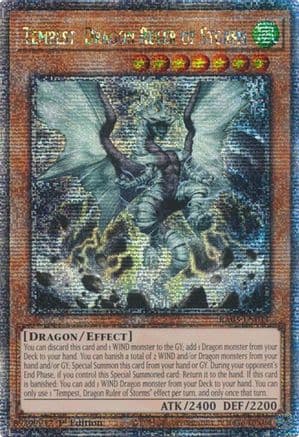 Tempest, Dragon Ruler of Storms (Quarter Century Secret Rare) — Quarter Century Bonanza