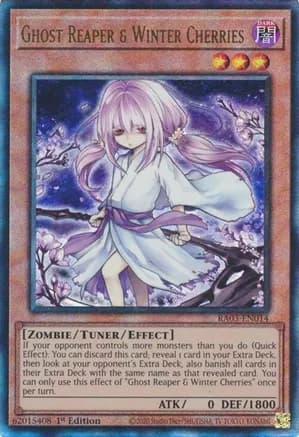 Ghost Reaper & Winter Cherries (Alternate Art) (PUR) — Quarter Century Bonanza