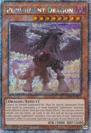 Punishment Dragon (Platinum Secret Rare) — Quarter Century Bonanza