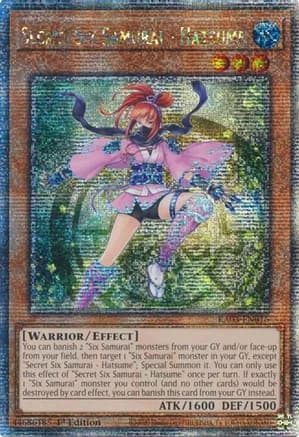 Secret Six Samurai - Hatsume (Quarter Century Secret Rare) — Quarter Century Bonanza