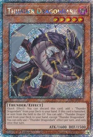 Thunder Dragondark (Platinum Secret Rare) — Quarter Century Bonanza