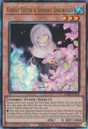 Ghost Sister & Spooky Dogwood (Alternate Art) (PUR) — Quarter Century Bonanza