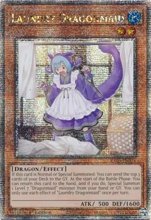 Laundry Dragonmaid (Quarter Century Secret Rare) — Quarter Century Bonanza
