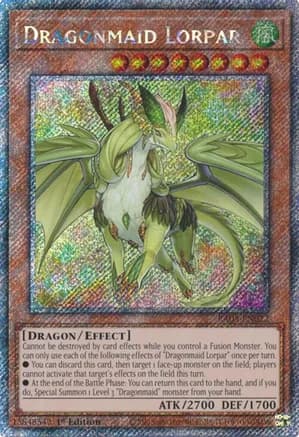 Dragonmaid Lorpar (Platinum Secret Rare) — Quarter Century Bonanza