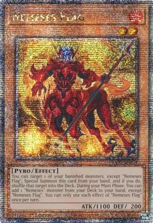 Nemeses Flag (Quarter Century Secret Rare) — Quarter Century Bonanza