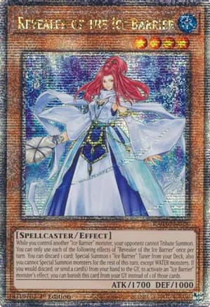 Revealer of the Ice Barrier (Quarter Century Secret Rare) — Quarter Century Bonanza