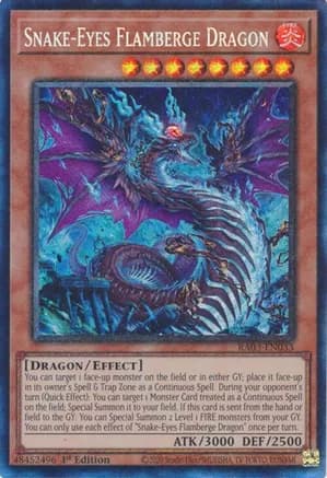 Snake-Eyes Flamberge Dragon (PCR) — Quarter Century Bonanza