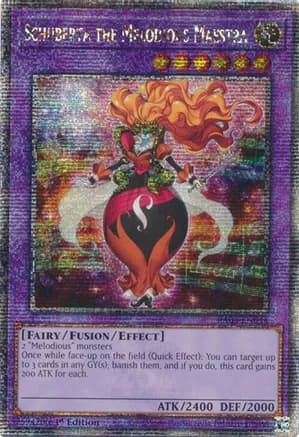 Schuberta the Melodious Maestra (Quarter Century Secret Rare) — Quarter Century Bonanza