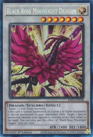 Black Rose Moonlight Dragon (PCR) — Quarter Century Bonanza