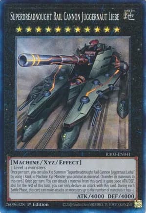 Superdreadnought Rail Cannon Juggernaut Liebe (PCR) — Quarter Century Bonanza