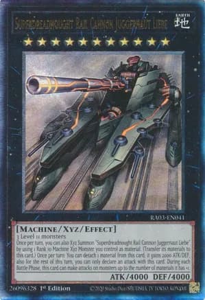 Superdreadnought Rail Cannon Juggernaut Liebe (PUR) — Quarter Century Bonanza