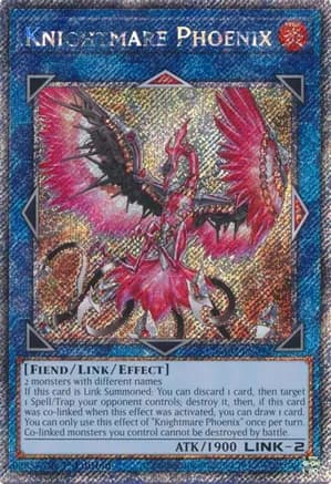 Knightmare Phoenix (Platinum Secret Rare) — Quarter Century Bonanza