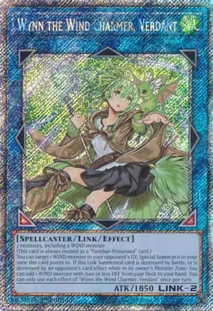 Wynn the Wind Charmer, Verdant (Platinum Secret Rare) — Quarter Century Bonanza