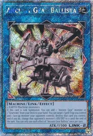 Ancient Gear Ballista (Platinum Secret Rare) — Quarter Century Bonanza
