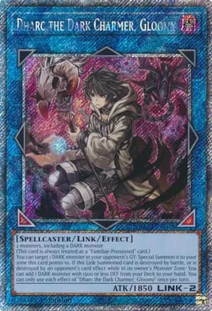Dharc the Dark Charmer, Gloomy (Platinum Secret Rare) — Quarter Century Bonanza
