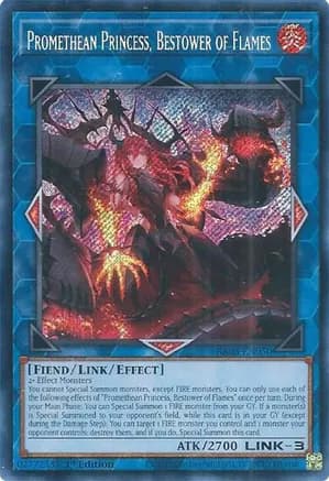 Promethean Princess, Bestower of Flames (Secret Rare) — Quarter Century Bonanza