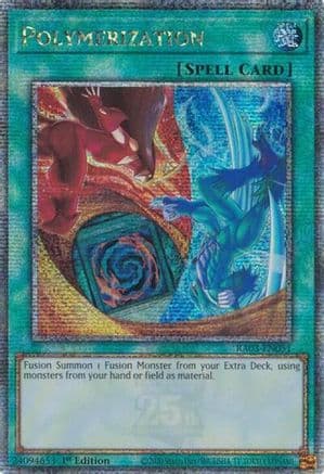 Polymerization (B) (HERO Art) (Quarter Century Secret Rare) — Quarter Century Bonanza