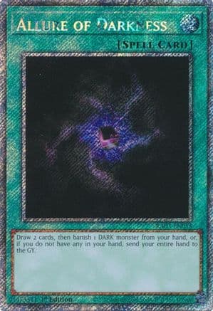 Allure of Darkness (Platinum Secret Rare) — Quarter Century Bonanza
