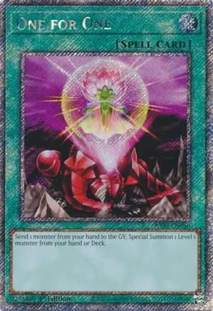 One for One (Platinum Secret Rare) — Quarter Century Bonanza