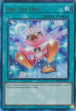 One for One (Alternate Art) (PUR) — Quarter Century Bonanza