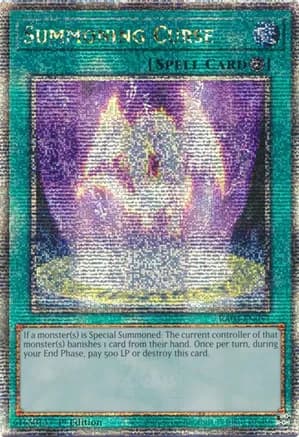 Summoning Curse (Quarter Century Secret Rare) — Quarter Century Bonanza
