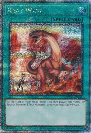Heat Wave (Quarter Century Secret Rare) — Quarter Century Bonanza