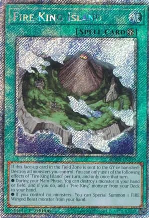 Fire King Island (Platinum Secret Rare) — Quarter Century Bonanza