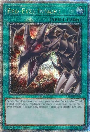 Red-Eyes Insight (Quarter Century Secret Rare) — Quarter Century Bonanza