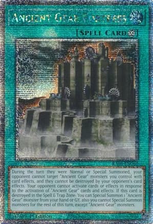 Ancient Gear Fortress (Quarter Century Secret Rare) — Quarter Century Bonanza