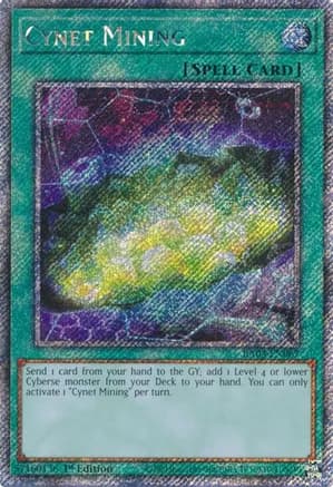 Cynet Mining (Platinum Secret Rare) — Quarter Century Bonanza