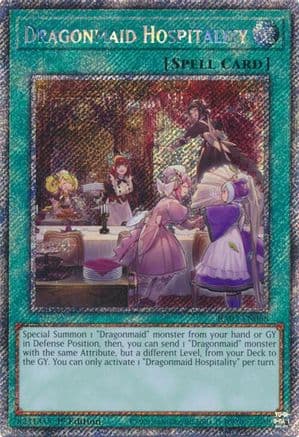 Dragonmaid Hospitality (Platinum Secret Rare) — Quarter Century Bonanza
