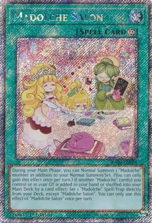Madolche Salon (Platinum Secret Rare) — Quarter Century Bonanza