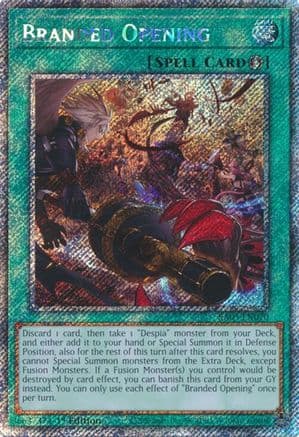 Branded Opening (Platinum Secret Rare) — Quarter Century Bonanza