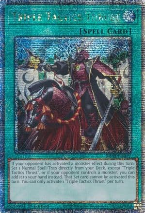 Triple Tactics Thrust (Quarter Century Secret Rare) — Quarter Century Bonanza