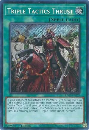 Triple Tactics Thrust (Secret Rare) — Quarter Century Bonanza