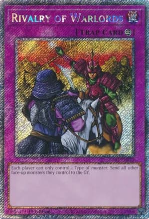 Rivalry of Warlords (Platinum Secret Rare) — Quarter Century Bonanza