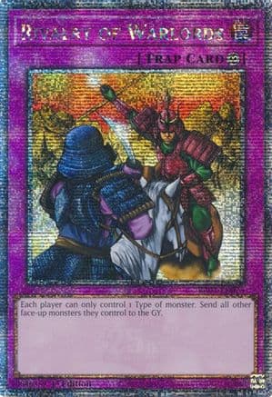Rivalry of Warlords (Quarter Century Secret Rare) — Quarter Century Bonanza