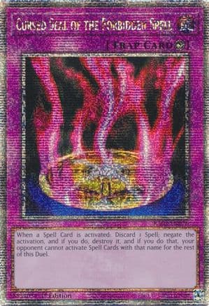 Cursed Seal of the Forbidden Spell (Quarter Century Secret Rare) — Quarter Century Bonanza