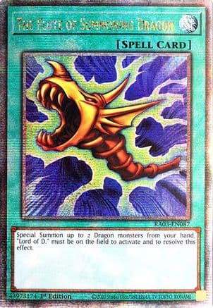 The Flute of Summoning Dragon (Quarter Century Secret Rare) — Quarter Century Bonanza