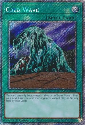 Cold Wave (Platinum Secret Rare) — Quarter Century Bonanza