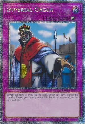 Imperial Order (Quarter Century Secret Rare) — Quarter Century Bonanza