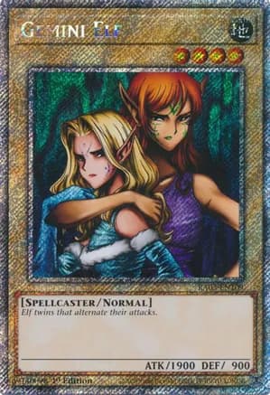 Gemini Elf (Platinum Secret Rare) — Quarter Century Bonanza