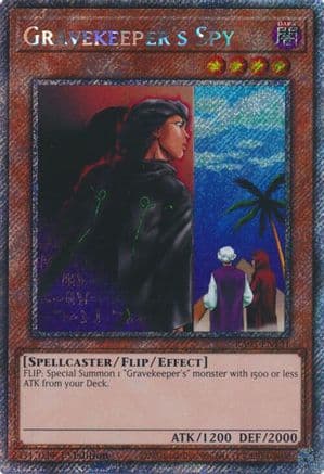Gravekeeper's Spy (Platinum Secret Rare) — Quarter Century Bonanza