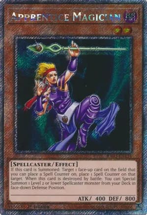 Apprentice Magician (Platinum Secret Rare) — Quarter Century Bonanza