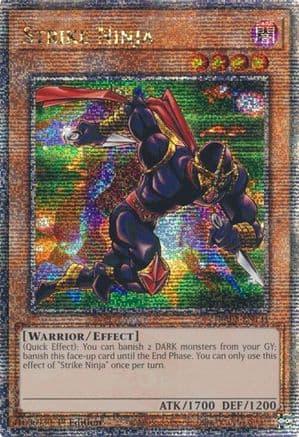 Strike Ninja (Quarter Century Secret Rare) — Quarter Century Bonanza